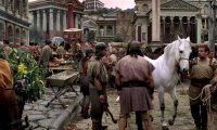 A busy day at market in Ancient Rome