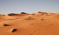 A Steam Train in the Desert