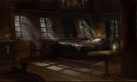Captain's Quarters with Distant Thunder