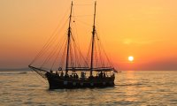 A Sailing Pirate Ship
