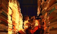 Studying beside the fire