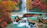 By a relaxing stream....