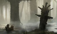 Ambiance for the Forest of Davokar ( clear ) from the Symbaroum TTRPG.
