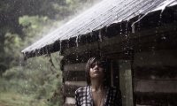 Thunderstorm in a Log Cabin