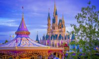 Sitting On A Bench In Fantasyland