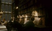 Rainy Night at the Hogwarts Library